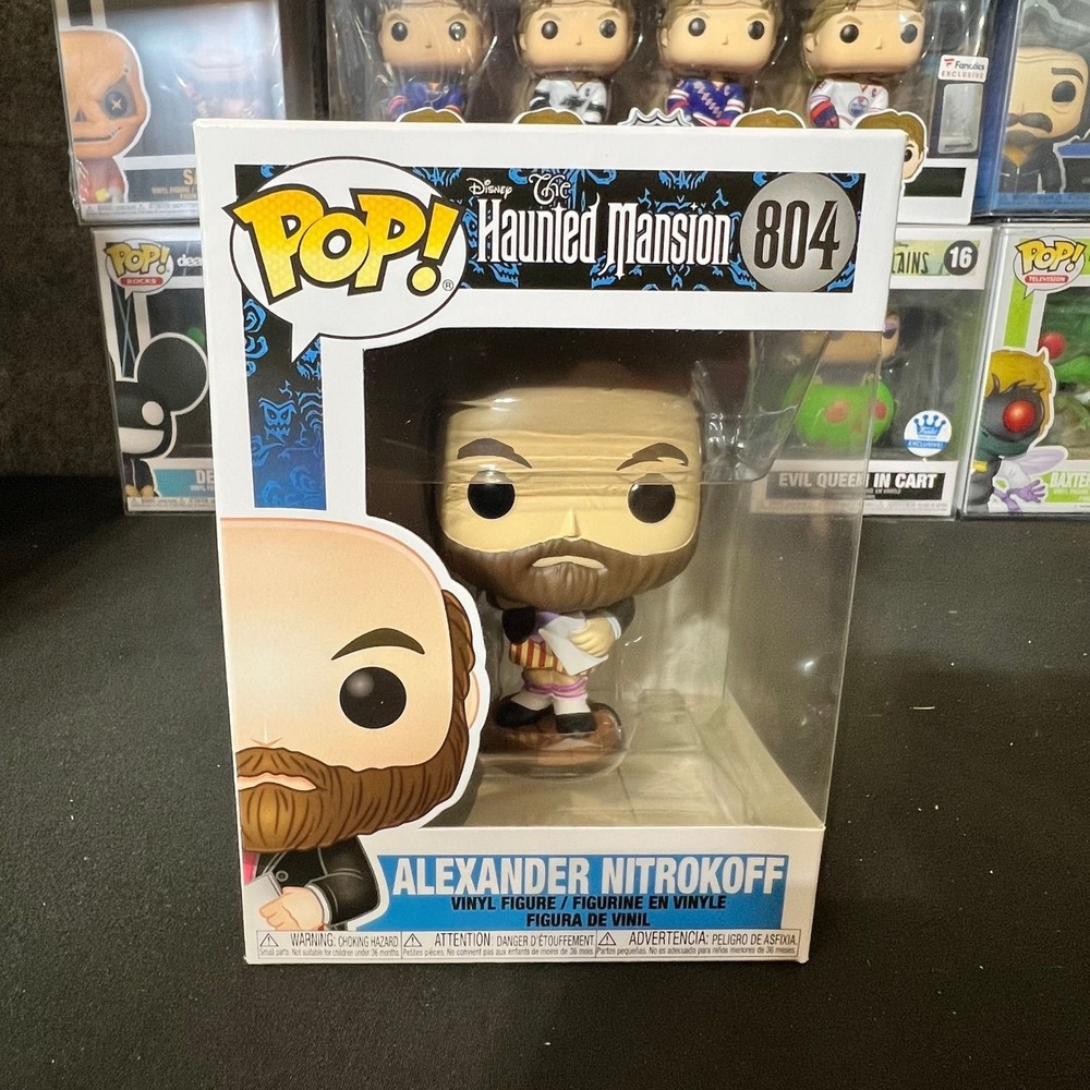 Funko Pop Disney The Haunted Mansion Alexander Nitrokoff 804 Vinyl Figure New